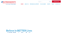 Desktop Screenshot of albanyautism.org